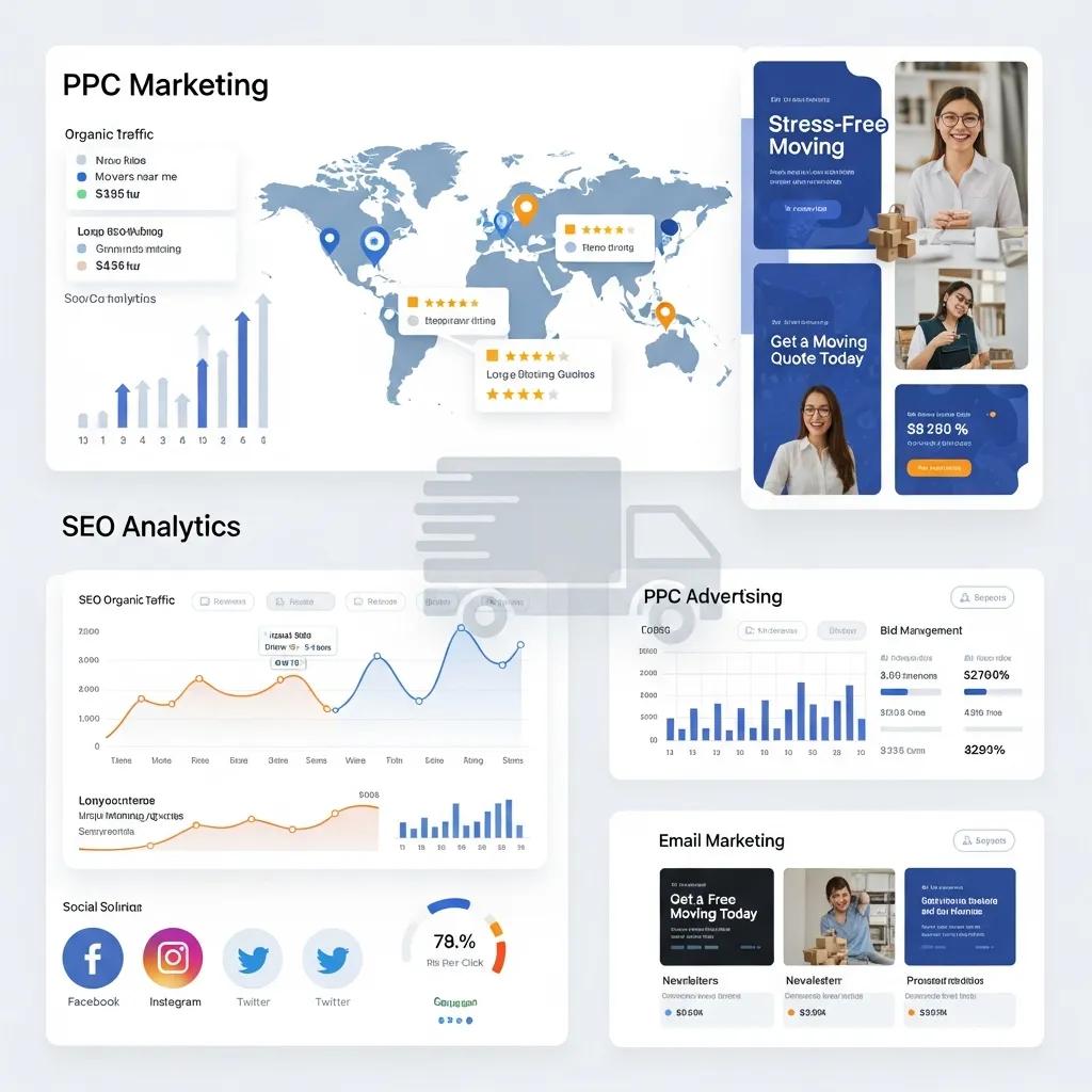 Digital marketing tools and services for moving companies