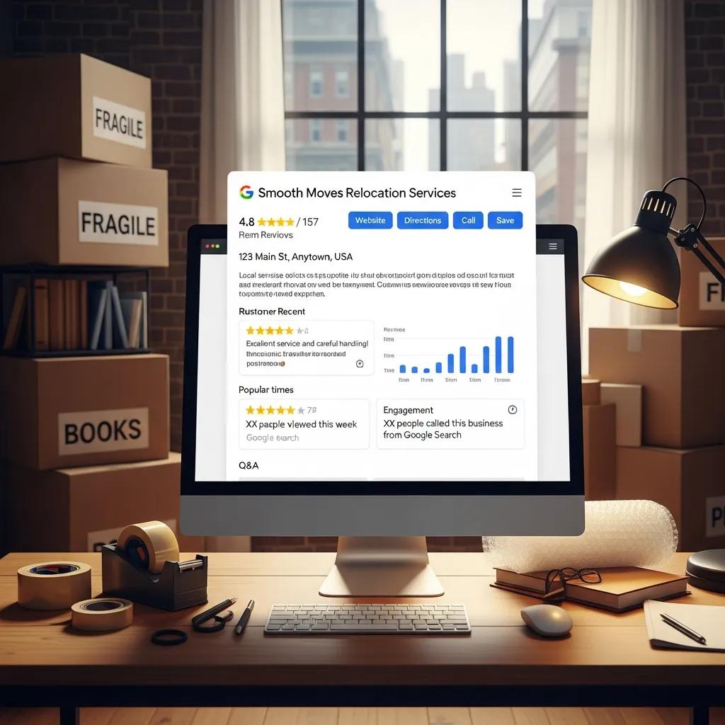 Google Business Profile optimization for moving companies